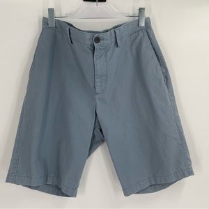 Banana Republic Emerson short Mens Size 34 Solid Blue Gray -A2